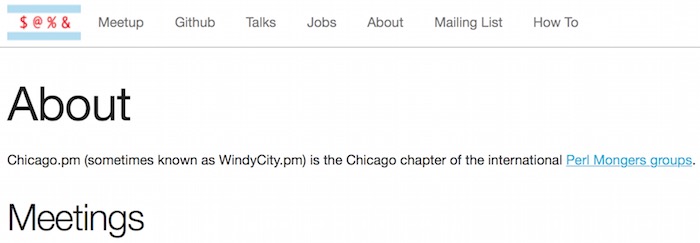 screenshot of Chicago.PM