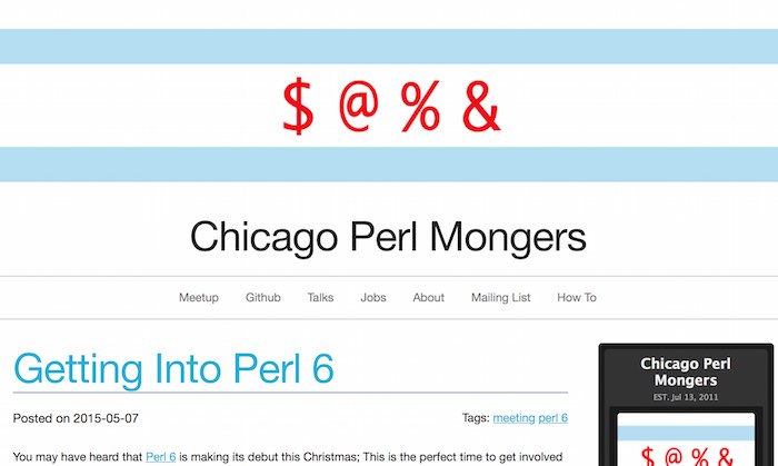 screenshot of Chicago.PM